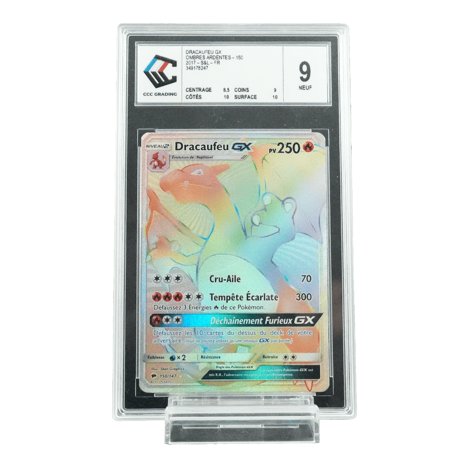 Dracaufeu GX Rainbow SL Ombres Ardentes