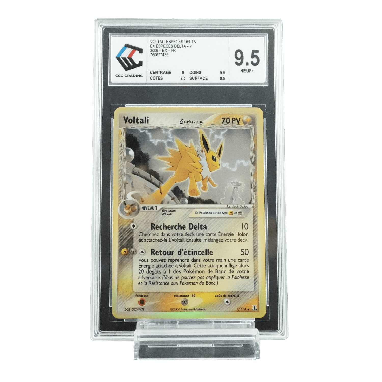 Voltali Ex Espèces Delta Holo CCC 9.5