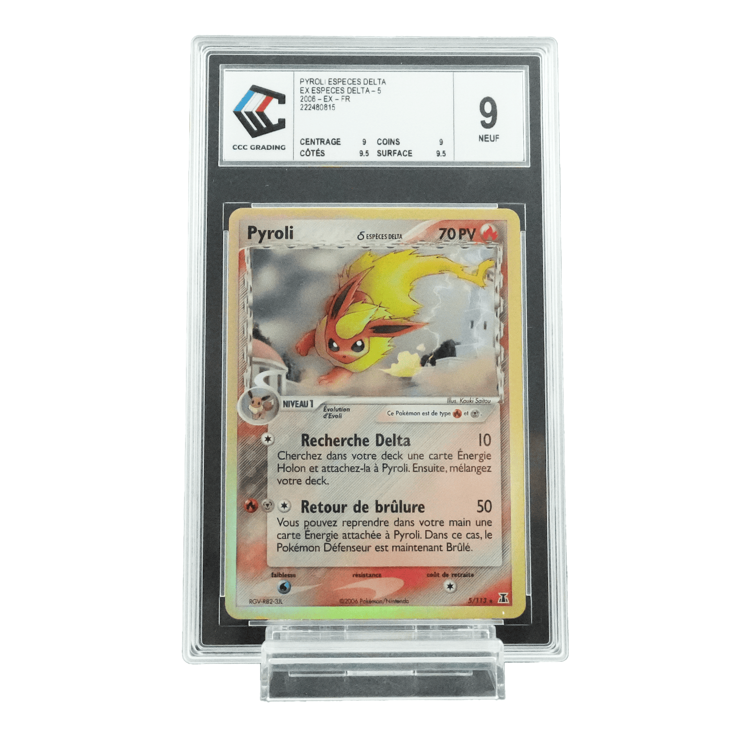 Pyroli Ex Espèces Delta Holo CCC 9
