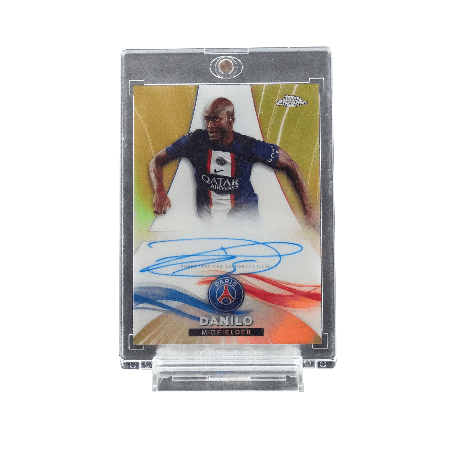 Danilo Topps Chrome PSG Auto 3/10