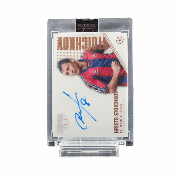 Hristo Stoichkov FC Barcelona Topps Dynasty 2022/23 1/1
