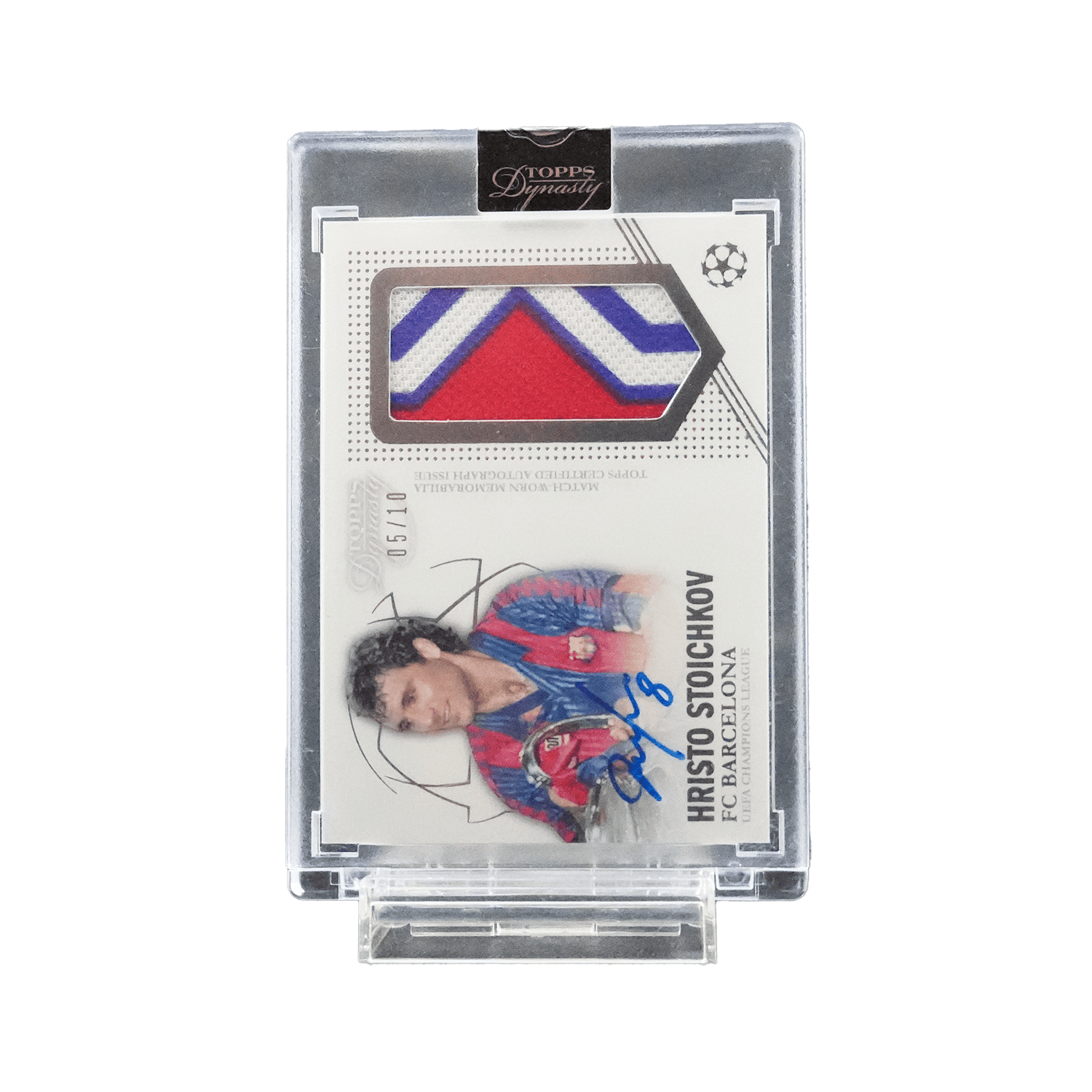 Hristo Stoichkov FC Barcelona Topps Dynasty 2022/23 Memorabilia