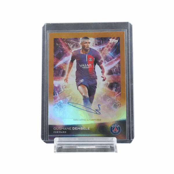 Ousmane Dembele Topps Team Set PSG 2023/24 Gold Refractor 1/1